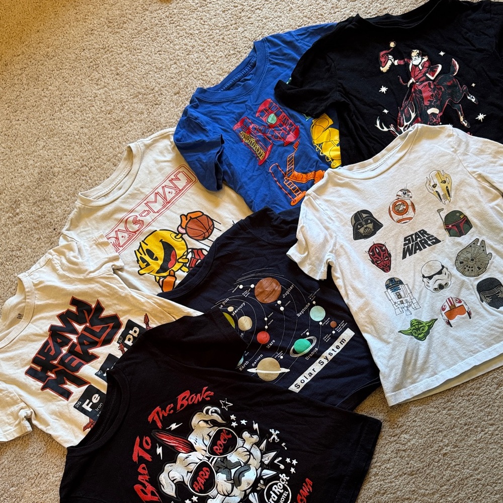 Kids Graphic T-Shirts Assorted Pack lot / bundle